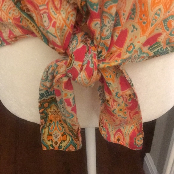 PROTOTYPE CUTE SLEEVELESS HI/LOW TIE TOP (SIZE L) - Picture 4 of 8